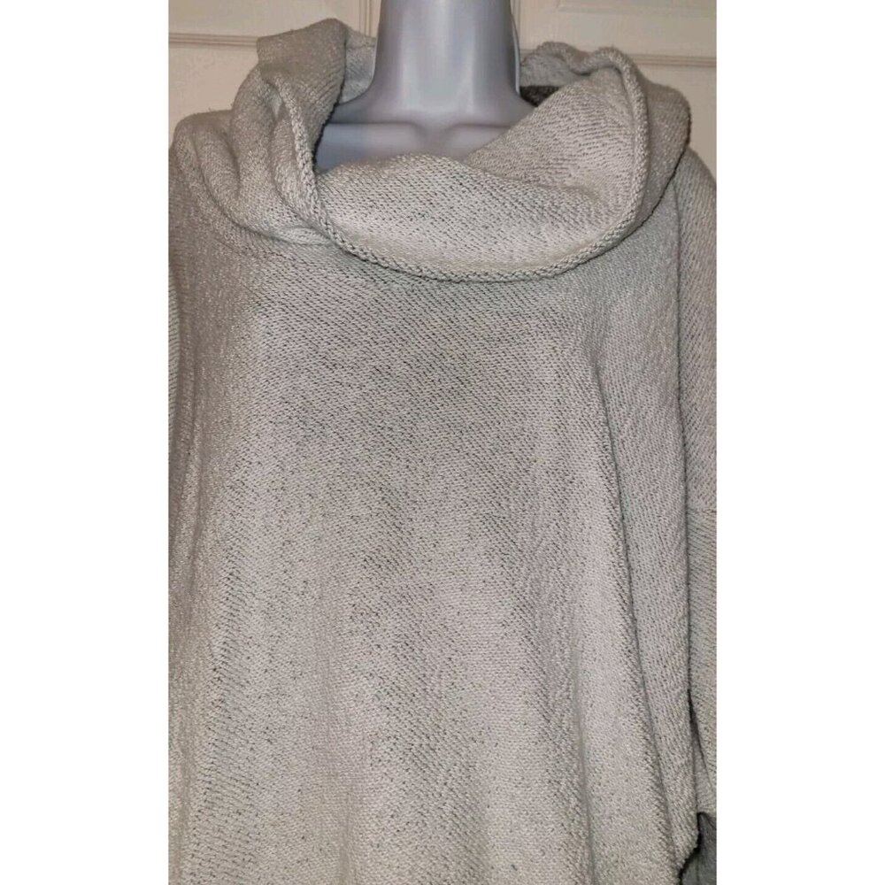 Ava & Viv 4XL Oversized Cowl Neck Sweater White Knit Cozy Comfortable Winter EUC